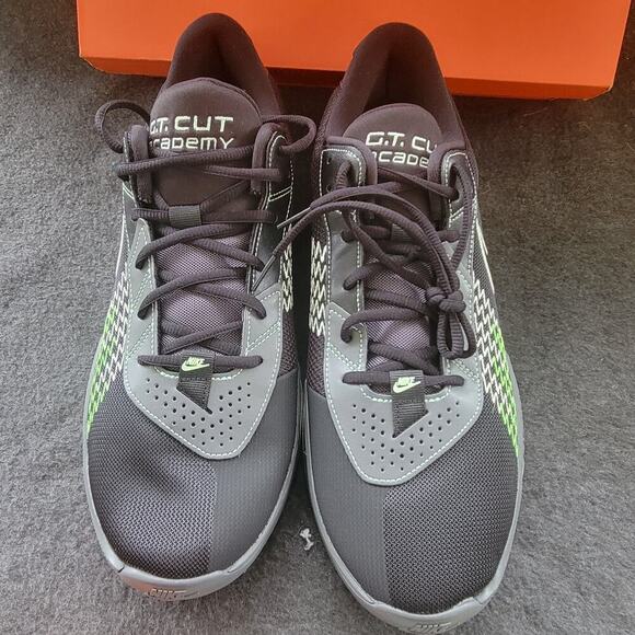 NIKE AIR ZOOM G.T. CUT ACADEMY BLACK/VOLT-ANTHRACITE SIZE MEN'S 13 - Picture 3 of 12